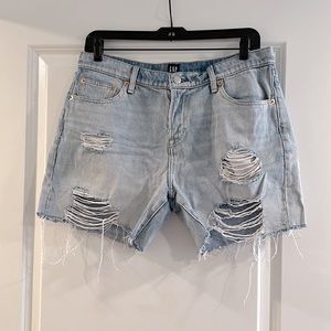 EUC Gap Distressed Denim Shorts